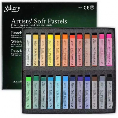 Набор сухой пастели soft "Gallery", 24 цв.