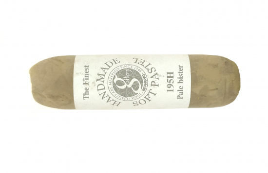 Пастель сухая мягкая круглая ручной работы №195, бледный бистр