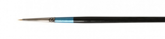 Кисть синтетика "Aquafine" для детализации короткая ручка № 10/0  