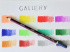 Набор цветных карандашей Vista Artista "Gallery" голубые оттенки, 6шт