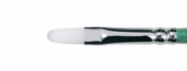 Кисть жемчужная синтетика, овальная, длинная ручка "1P3G" №8, для масла, акрила, гуаши, темперы