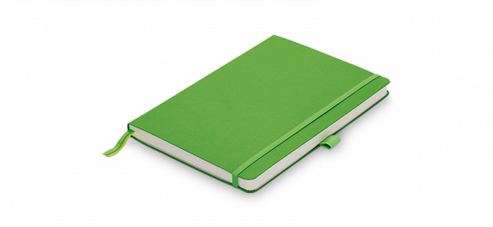 Записная книжка Лами, мягкий переплет, формат А5, зеленый цвет, 192стр, 90г/м2