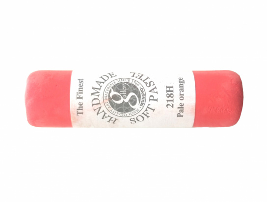 Пастель сухая мягкая круглая ручной работы №218, бледно-оранжевый