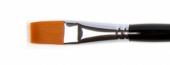 Кисть для акрила "Amsterdam 342" синтетика мягкая плоская, ручка длинная №18