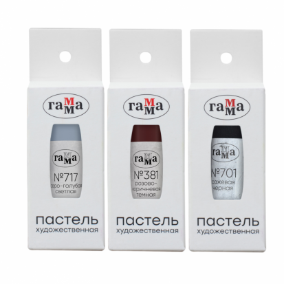 Набор из 3-х оттенков художественной пастели Гамма, палитра №12 Набор из 3-х оттенков художественной пастели Гамма, палитра №12