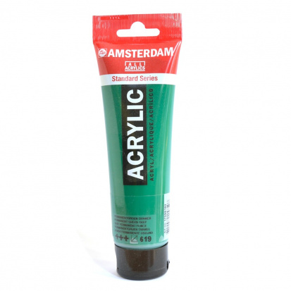 Акрил Amsterdam, 20мл, №619 Зеленый темный устойчивый