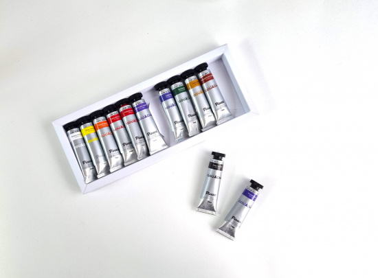 Набор гуашь художественная Pinax, 12цв. в тубах 15 мл, картон