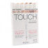 Набор маркеров "Touch Brush" 6 цветов телесные тона (B) sela