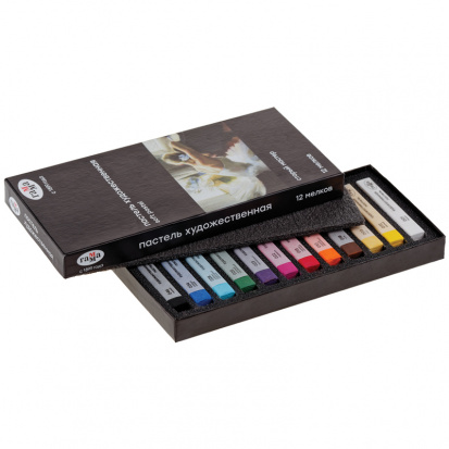 Пастель художественная "Старый мастер", 12 цветов