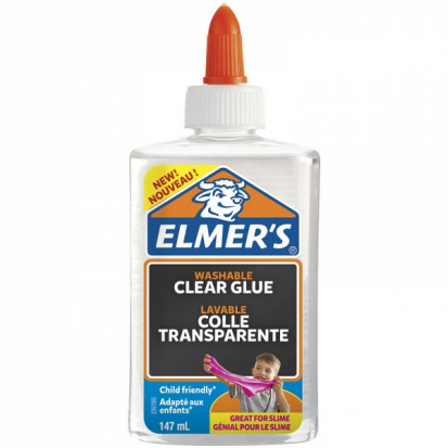 Клей канцелярский "Clear Glue", 147мл, для слаймов (1 слайм) sela