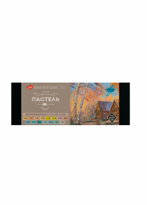 Набор сухой пастели "Мастер-класс", «Светлые оттенки», 15 цветов