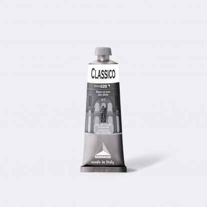 Масляная краска "Classico" белила цинковые 60 ml