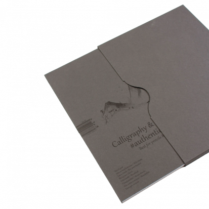Альбом "Authentic Calligraphy & Lettering" 100 г/м2 A4 50л белый склейка в папке