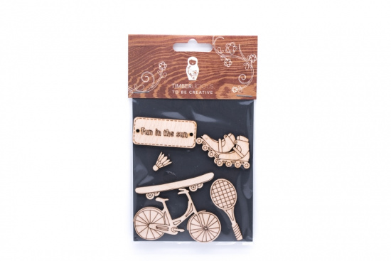 Набор заготовок для декорирования Summer5 фанера 10х14см Набор заготовок для декорирования Summer5 фанера 10х14см