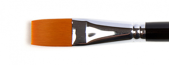 Кисть для акрила "Amsterdam 342" синтетика мягкая плоская, ручка короткая №20