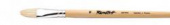 Кисть щетина овальная длинная ручка "1632" №16 для масла, акрила, гуаши, темперы