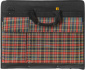 Папка "Художник" с ручками и ремнем, "Шотландская клетка", А3, 2 кармана, цвет ассорти