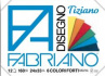 Блок для пастели "Tiziano" 160г/м2 24x33см яркие цвета 12л 
