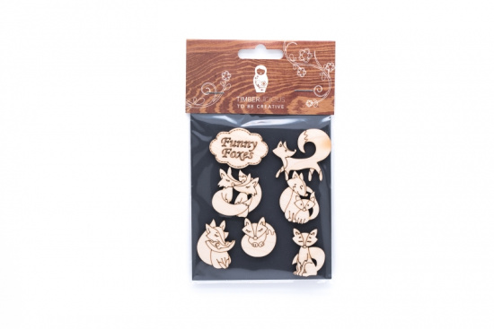 Набор заготовок для декорирования Animals3 фанера 10х14см