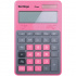 Калькулятор настольный "Hyper", 12 разр., двойное питание, 171*108*12, розовый
