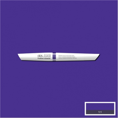 Маркер "Pigment Marker" двухсторонний цв. 033 Фиолетовый Винзор диоксазин насыщенный