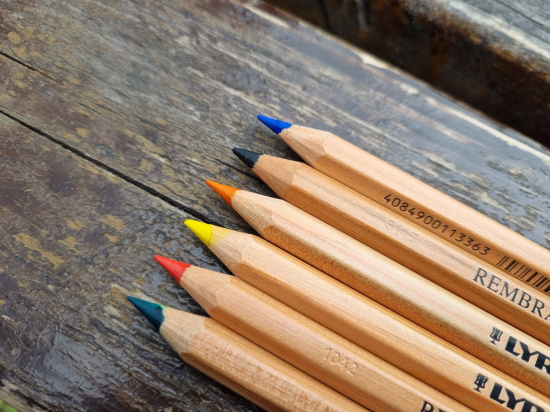 Карандаш профессиональный акварельный "Rembrandt Aquarell" Dark Violet