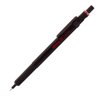 Механический карандаш "Rotring 500" 0.7мм, черный корпус