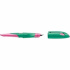 Перьевая ручка "EasyBirdy", корпус розовый/бирюзовый, синий картридж, для левшей sela