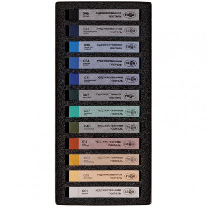 Пастель художественная "Старый мастер", морской пейзаж, 12 цветов