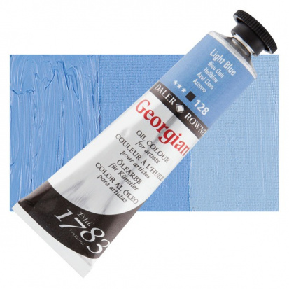 Масляная краска Daler Rowney "Georgian", Синий светлый, 75мл