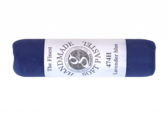 Пастель сухая мягкая круглая ручной работы №474, лавандовый синий