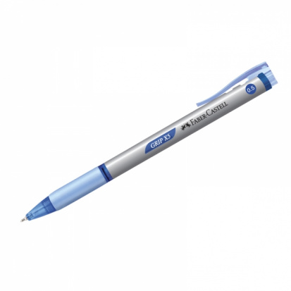 Ручка шариковая автоматическая "Grip X5" синяя, 0,5мм, грип
