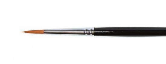 Кисть для акрила "Amsterdam 341" синтетика мягкая круглая, ручка длинная №3