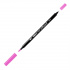 Маркер-кисть двусторонняя "Le Plume II", кисть и ручка 0,5мм, розовая жвачка sela25
