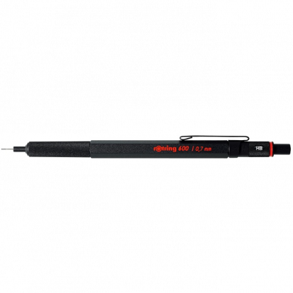 Механический карандаш "Rotring 600" 0.7мм,черный корпус 