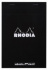 Блокнот с перфорацией «Rhodia 16» формата А5, в точку, обложка черная, 80г/м2, 80л