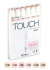 Набор Touch Twin Brush, 6 цв., телесные тона