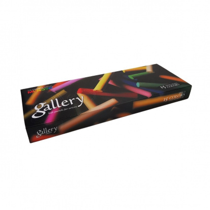Набор сухой пастели extra soft "Gallery", 15 цв.
