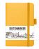 Блокнот для зарисовок Sketchmarker 140г/кв.м 9*14см 80л твердая обложка  Оранжевый