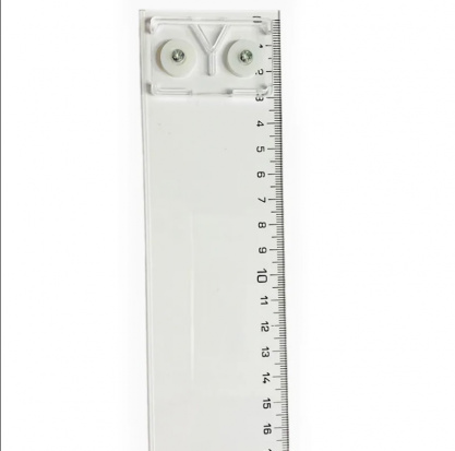 Рейсшина пластиковая, прозрачная 80см 