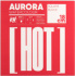 Альбом-склейка для акварели Aurora RAW Hot 18х18 см 20 л 300 г/м² 100% целлюлоза