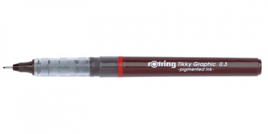 Ручка капиллярная "Tikky Grafic" чёрная 0.3мм