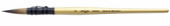 Кисть художественная синтетика Гамма "GOLD BRUSH", круглая №8, французское крепление, кор. ручка