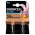Батарейка Duracell UltraPower AA (LR06) алкалиновая, 2шт упак.