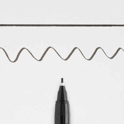 Ручка для каллиграфии Pigma Calligrapher Черный тонкий стержень 1мм