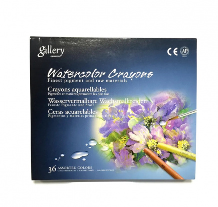 Набор акварельных мелков "Gallery", 36 цв.