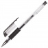 Ручка гелевая "Number One", узел 0,5мм, линия 0,35мм, резиновый упор, черная