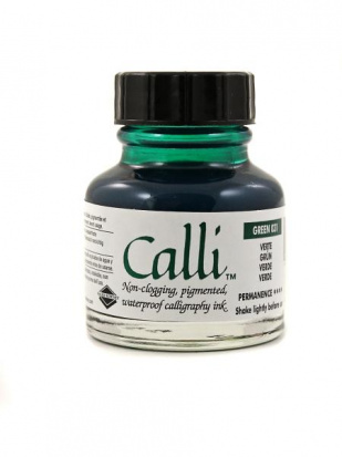 УЦЕНКА Чернила каллиграфии Daler Rowney "Calligraphy", Зеленые 29,5мл
