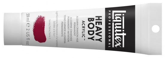 Краска акриловая "Heavy body", туба 59мл, №116 ализарин малиновый перманентный имит.