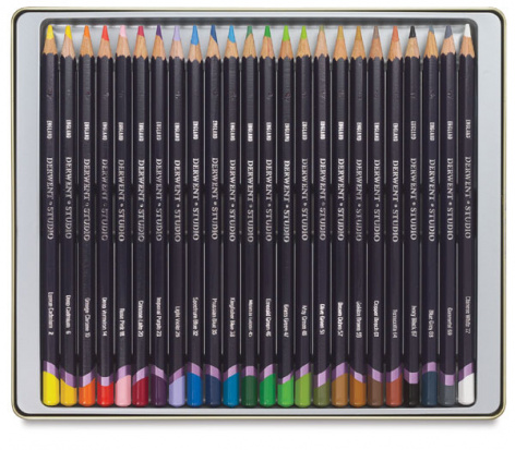 Набор цветных карандашей "Studio" 24 цв. в металле